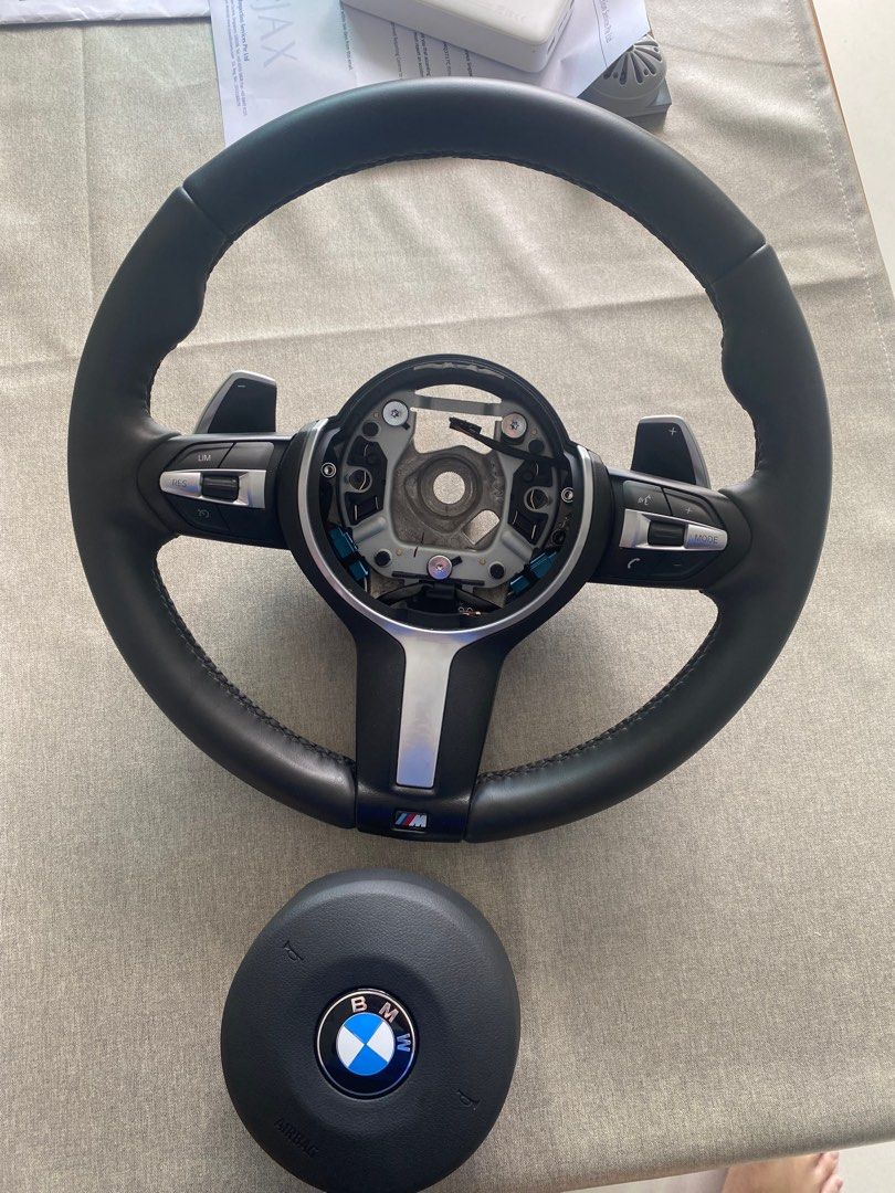 BMW Msport steering wheel with airbag, Car Accessories, Accessories on