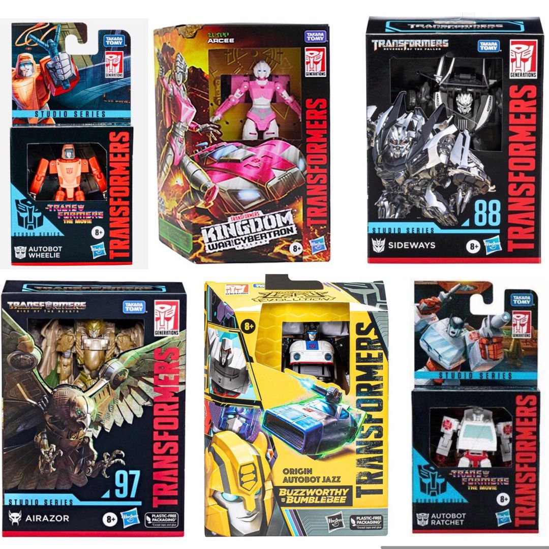 Transformers Core Class Rung BNIB Transformers Core Class Ratchet, Wheelie, Nemesis Prime, Legacy ...