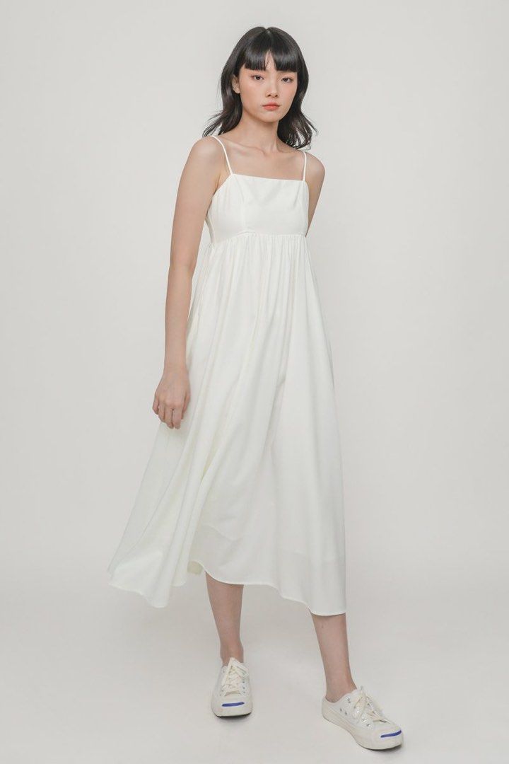 White empire new arrivals line dress