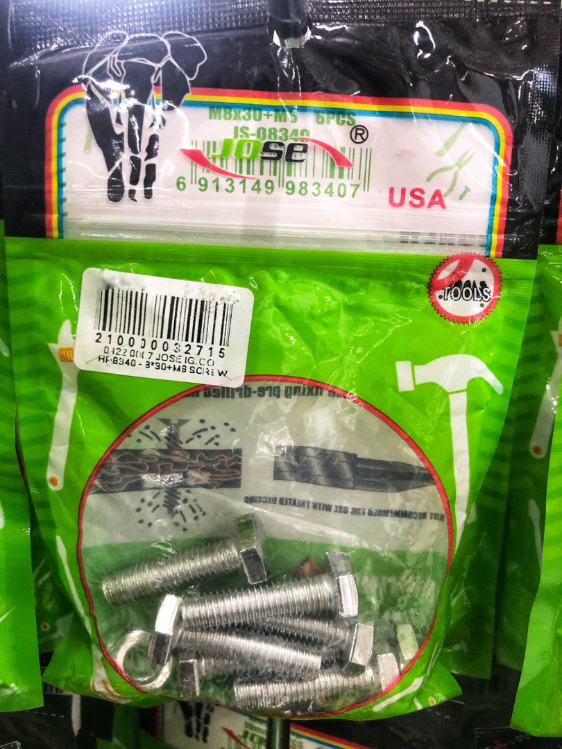 Bolt and nuts on Carousell