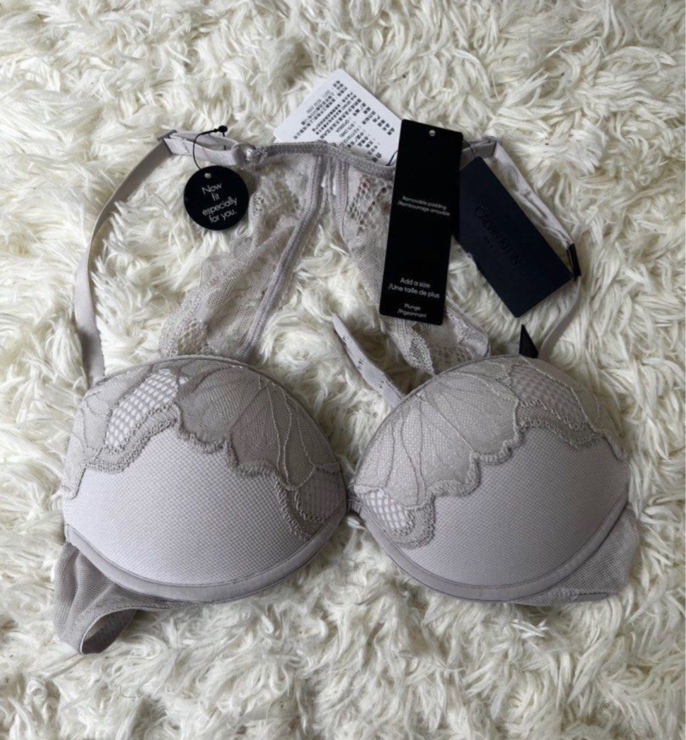 UP$160]Brand new authentic Calvin Klein plunge bra 34B, Women's