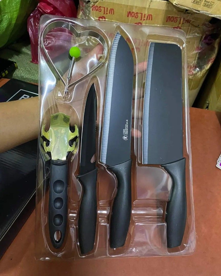 BUCK-I KNIFE SET (Category: Knives & Chopping Boards) located in Manila. Submitted by imeldacsantiago (Listing ID 1227805200, Image 2). Description: BUCK I KNIFE SET CODE SEAN07062026 PRICE 240 CUT OFF OF ORDERS 11AM (SAME DAY DELIVERY WITHIN MANILA AREA) VIA GRAB, LALAMOVE MOP: COD (MANILA AREA, CAVITE,BULACAN NEXT DAY DELIVERY) GCASH (MANILA, CAVITE, BULACAN AREA, SAME DAY DELIVERY) BDO REMITTANCE CENTERS PLS PM US FOR ORDERS AND INQUIRIES.TIA.
