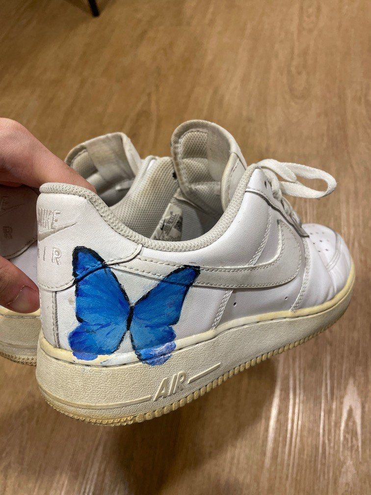 Butterfly Air Force 1s Men s Fashion Footwear Sneakers on Carousell