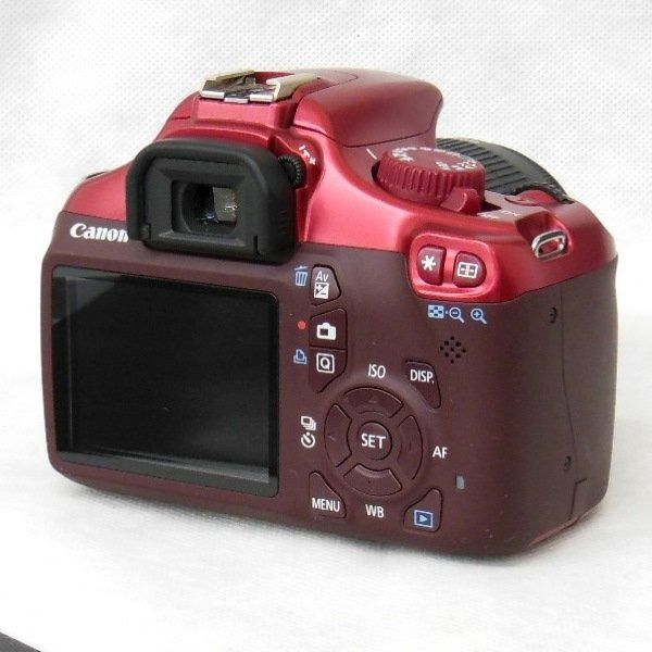 CANON佳能EOS KISS X50 EF-S18-55mm IS II鏡頭套裝紅, 攝影器材