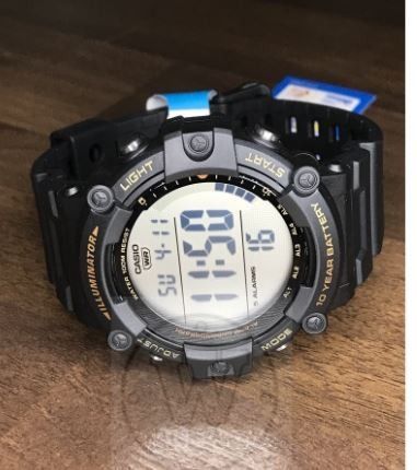 Casio large display digital cheap watch