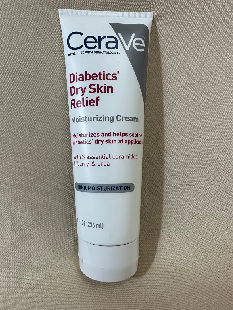 CeraVe diabetes relief cream 236ml, 美容＆化妝品, 沐浴＆身體護理, 沐浴及身體護理 - 身體護理 - Carousell
