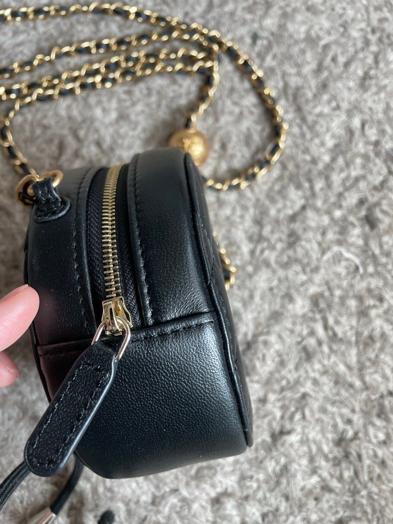 Chanel round sling bag, Luxury, Bags & Wallets on Carousell