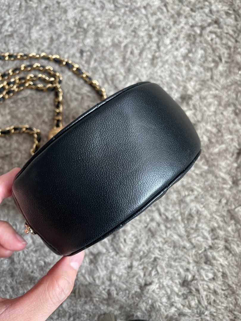Chanel round sling bag, Luxury, Bags & Wallets on Carousell