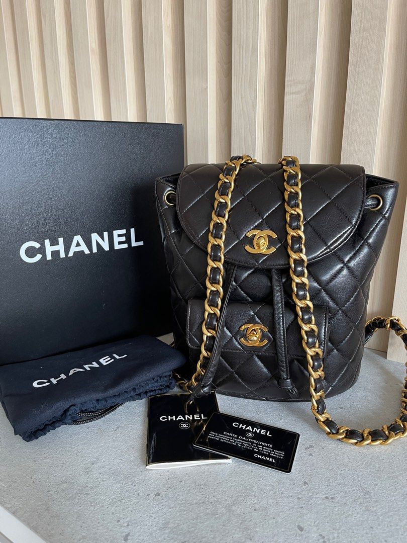 Chanel vintage 24k Duma backpack, Luxury, Bags & Wallets on Carousell