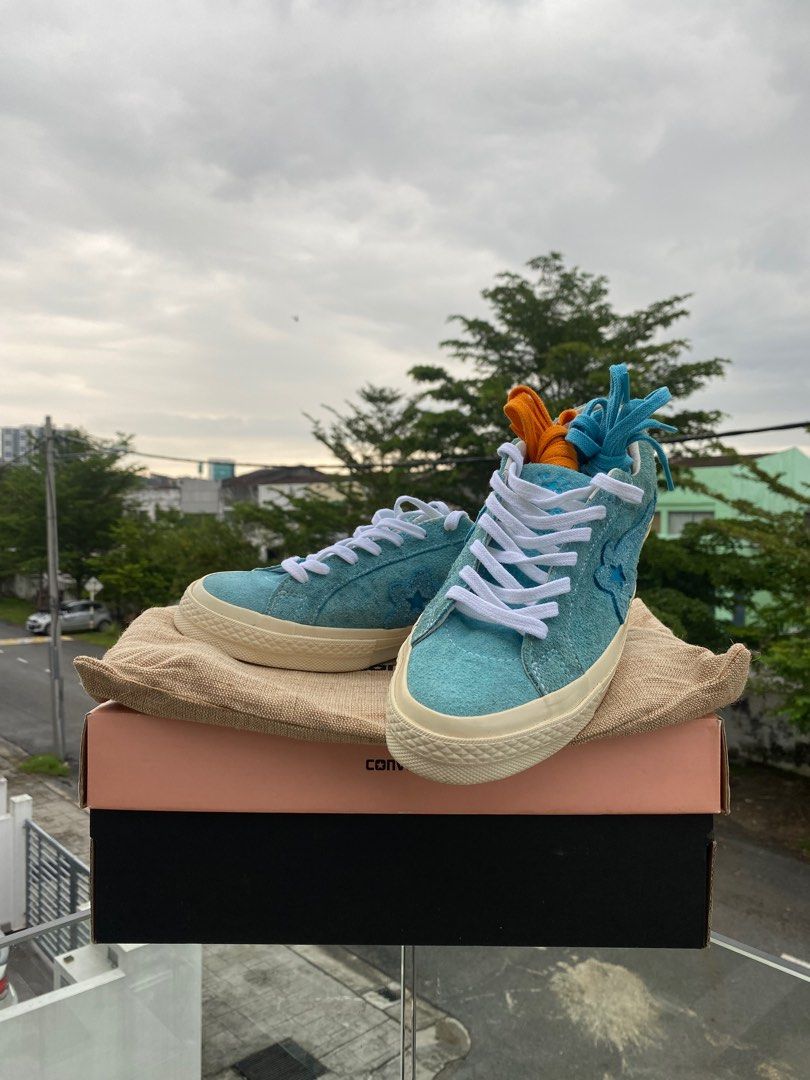 Converse le fleur blue new arrivals