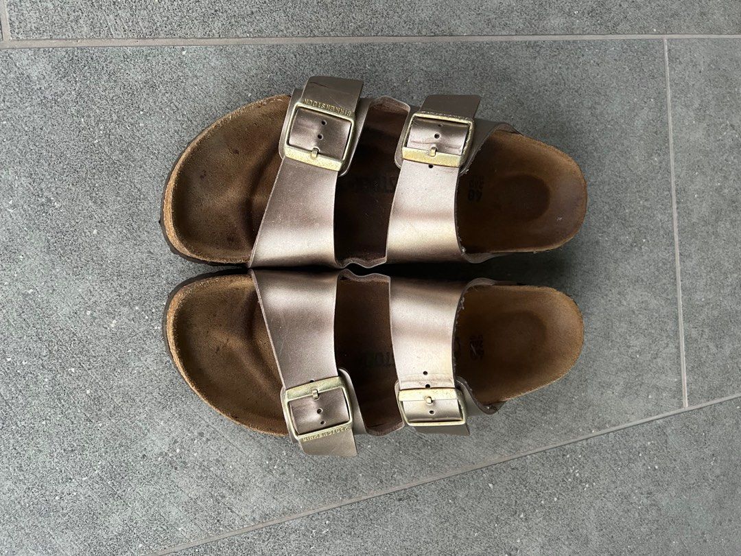 copper rubber birkenstocks