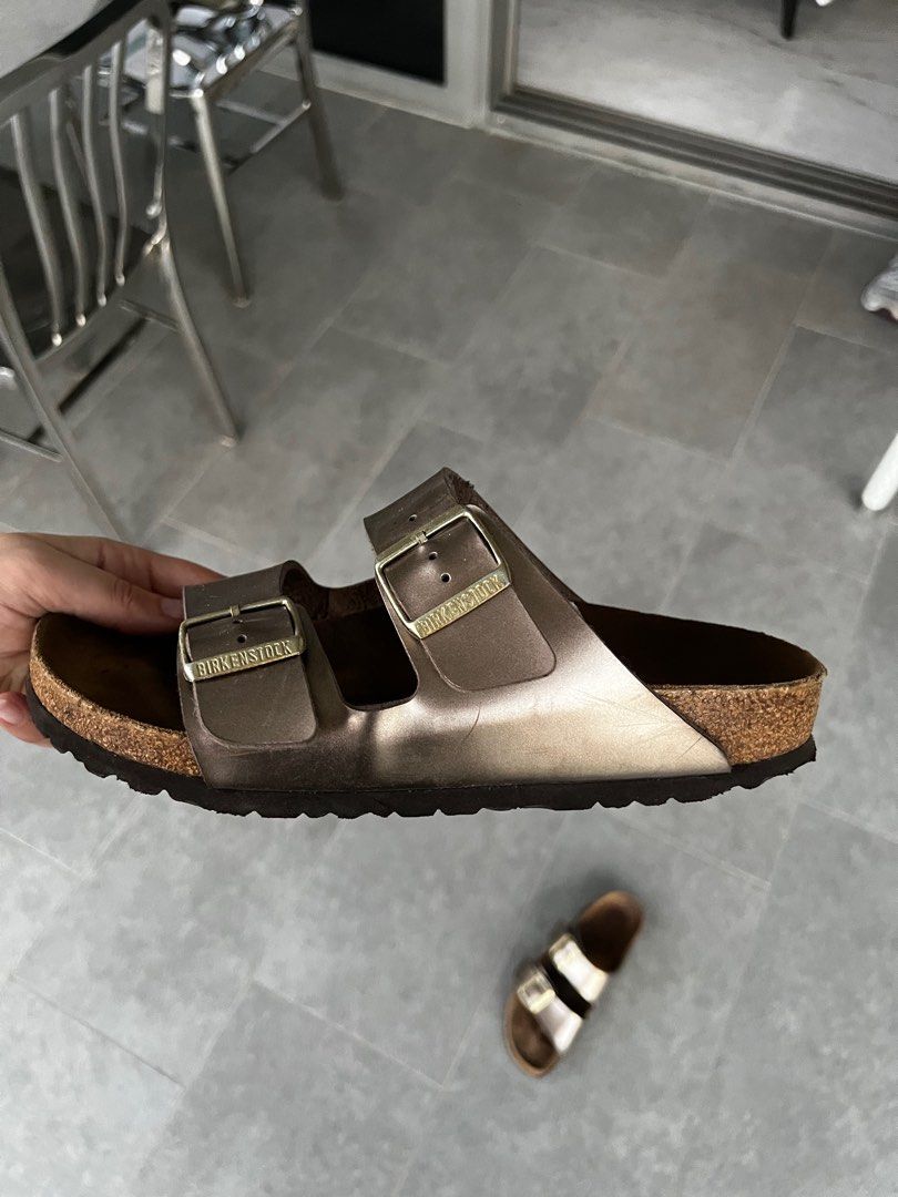 copper rubber birkenstocks