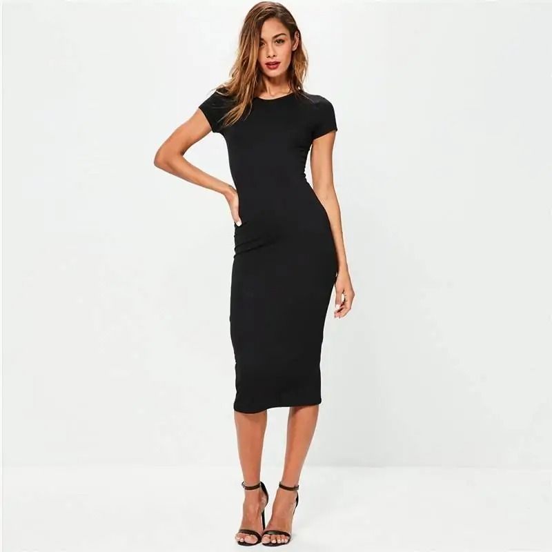 fitted lace wedding dress Alloy Apparel Tall Adina Midi Dress for Women in Coco Size Xs main image 1