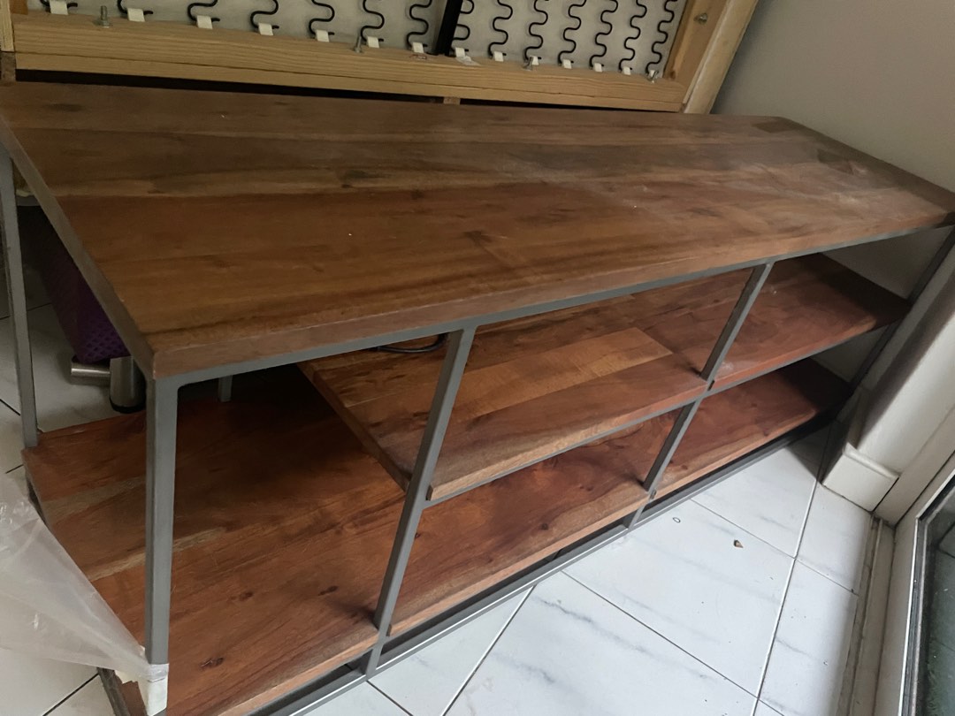 [SOLD] Crate and Barrel TV console, Furniture & Home Living, Furniture
