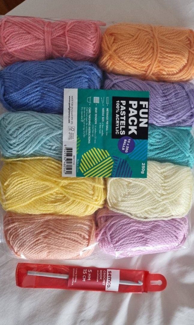 Crochet Starter Kit, Hobbies & Toys, Stationery & Craft, Craft Supplies