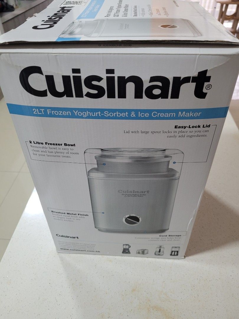Cuisinart ice cream maker 2L TV Home Appliances Kitchen