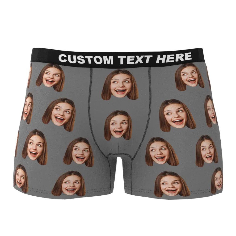 Custom Face Boxer Shorts Men s Underwear Men s Fashion Bottoms