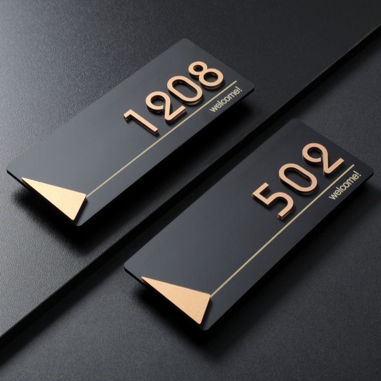 Customised Unit Sign Customised door sign/unit number signage ...