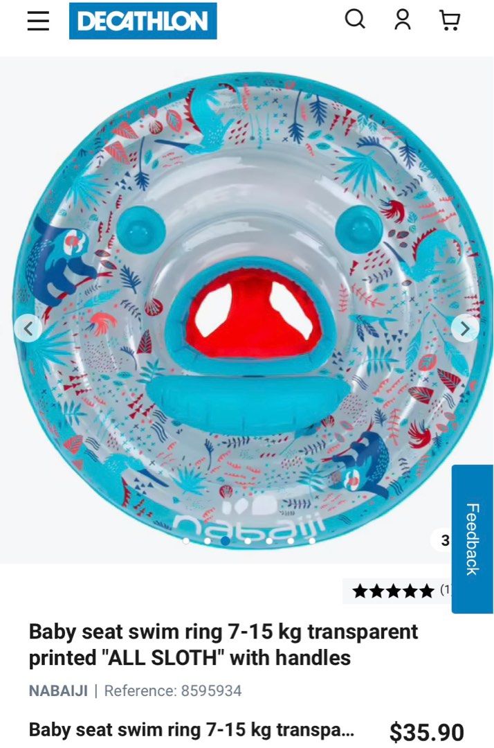 Decathlon baby swim seat clearance