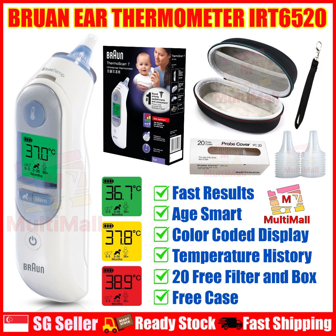 Buy BraunThermoScan 7+ Connect– Digital Ear Thermometer for Kids