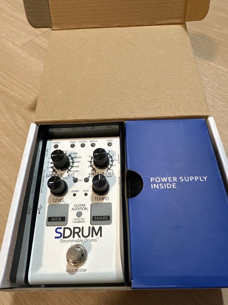 Digitech FS3X footswitch & SDrum strummable drums for guitarists