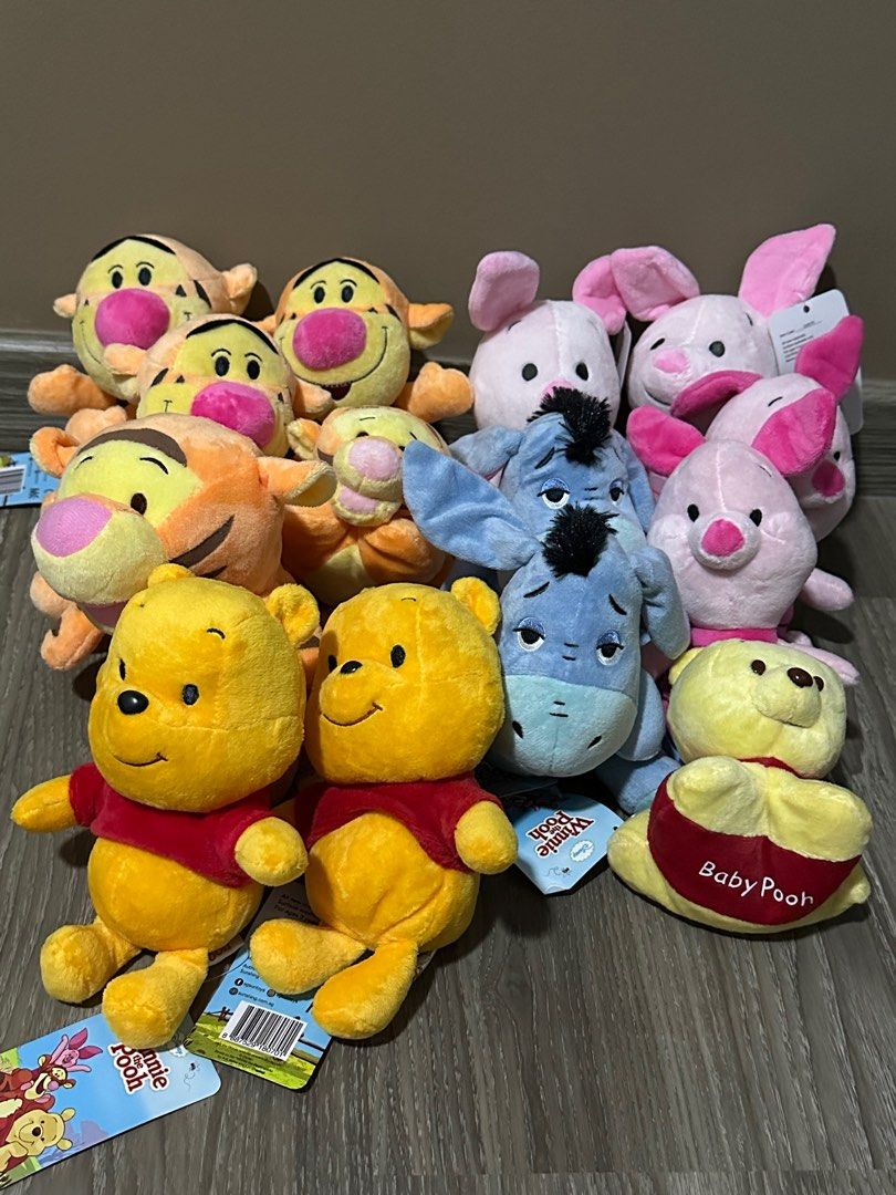 Sleeping winnie the pooh plush on sale