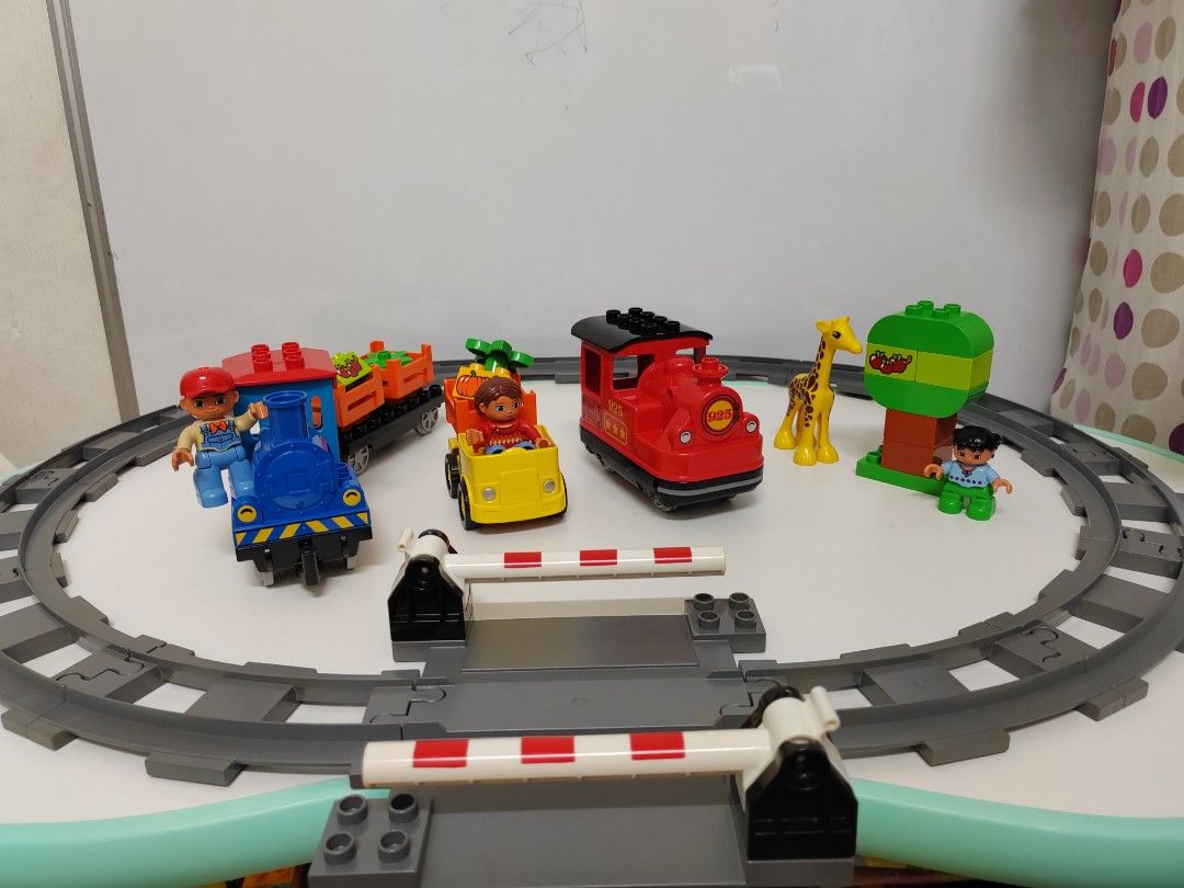 Duplo lego 10810 train track with battery operated train set Hobbies Toys Toys Games on Carousell