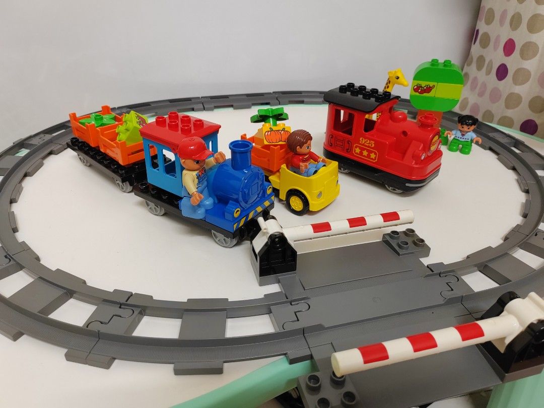 Duplo lego 10810 train track with battery operated train set Hobbies Toys Toys Games on Carousell