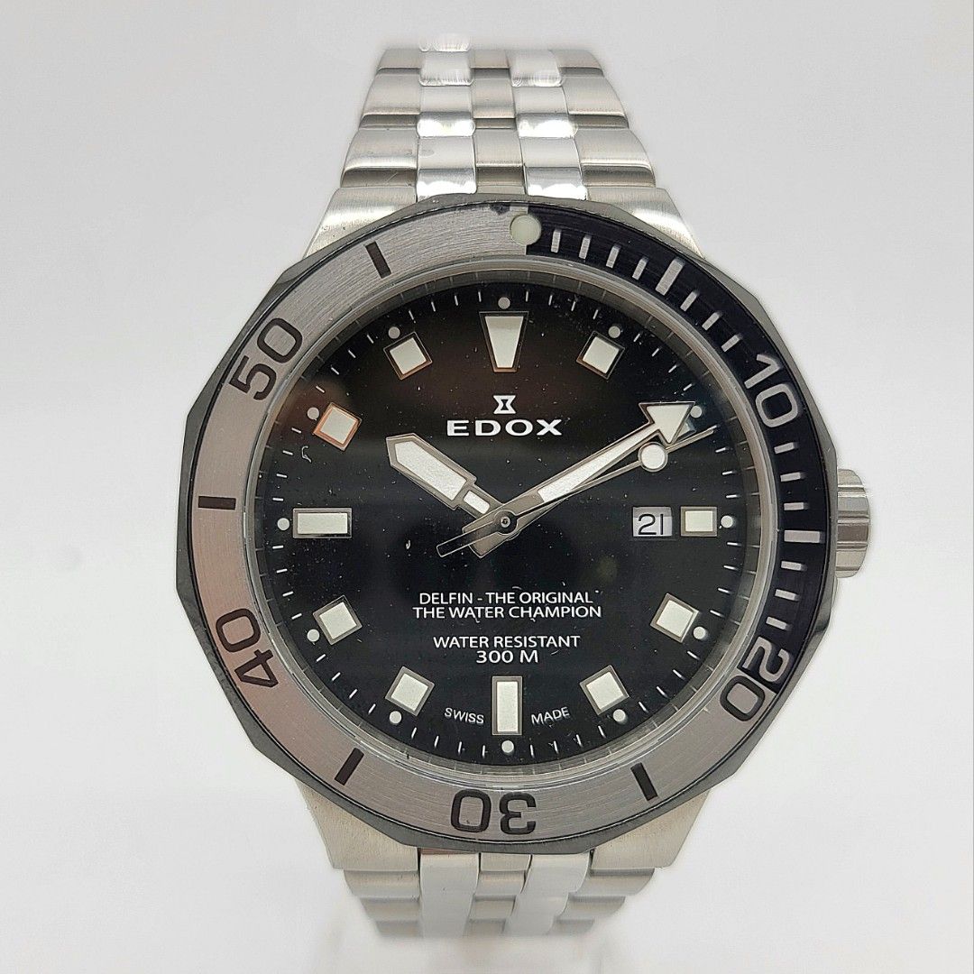 EDOX Delfin The Water Champion Quartz Divers Watch 53015