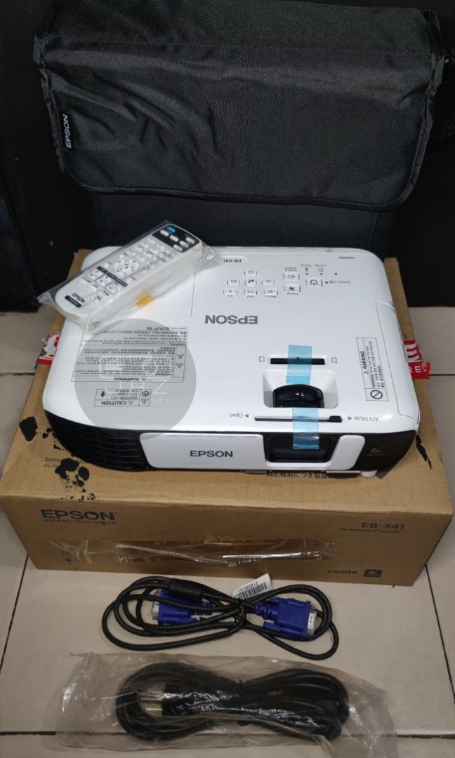EPSON EB-X41 PROJECTOR (BRAND NEW), TV & Home Appliances, TV ...