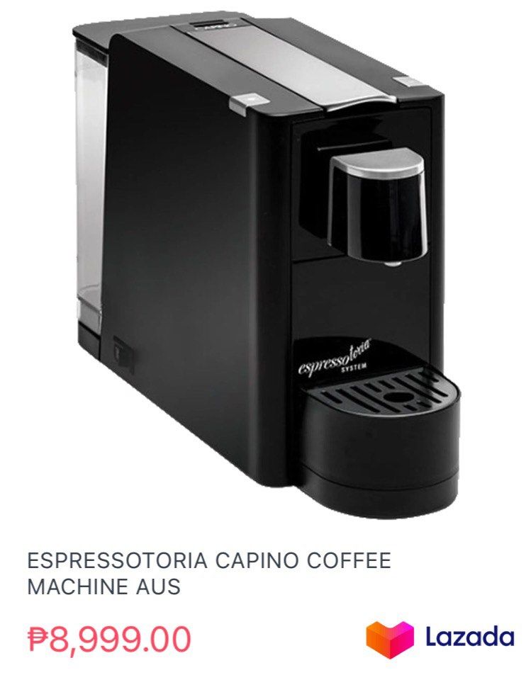 Espressotoria Capino Coffee Machine, TV & Home Appliances, Kitchen