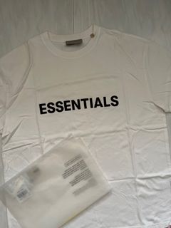 [Pacsun] Fear of god essentials Oatmeal Tee, Men's Fashion, Tops & Sets ...