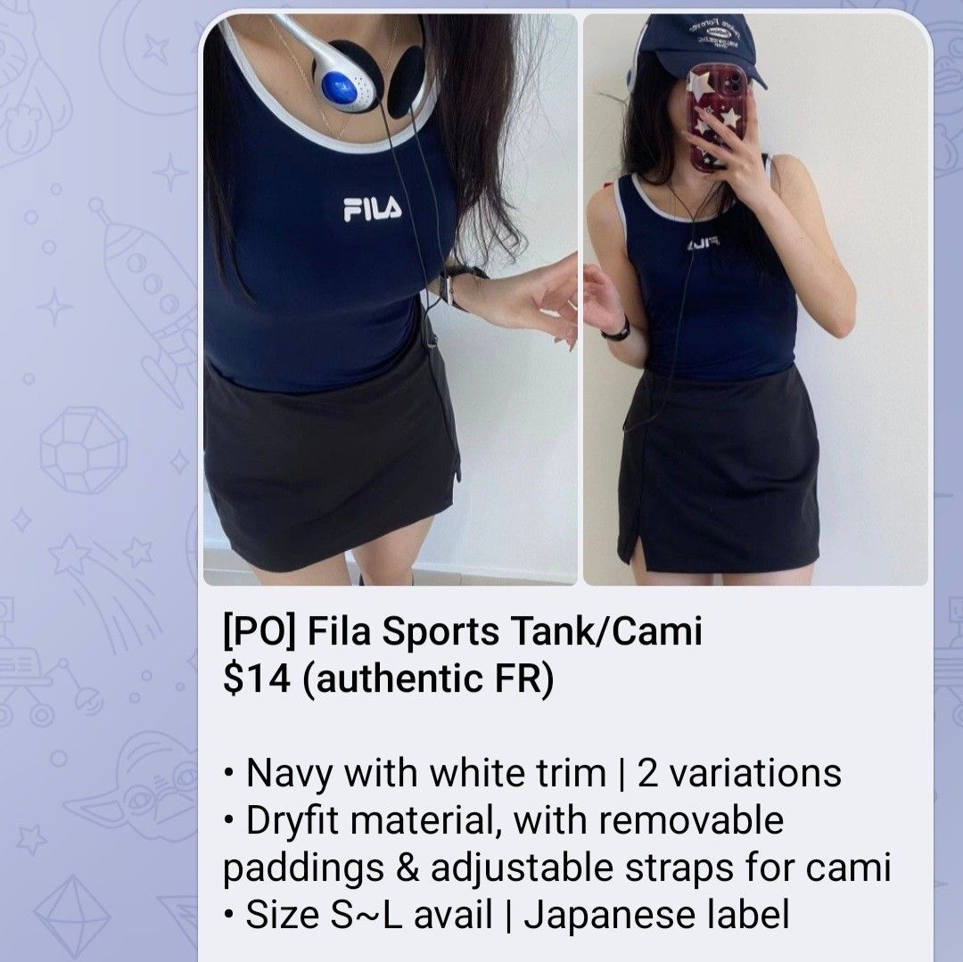 Fila ruched top sale