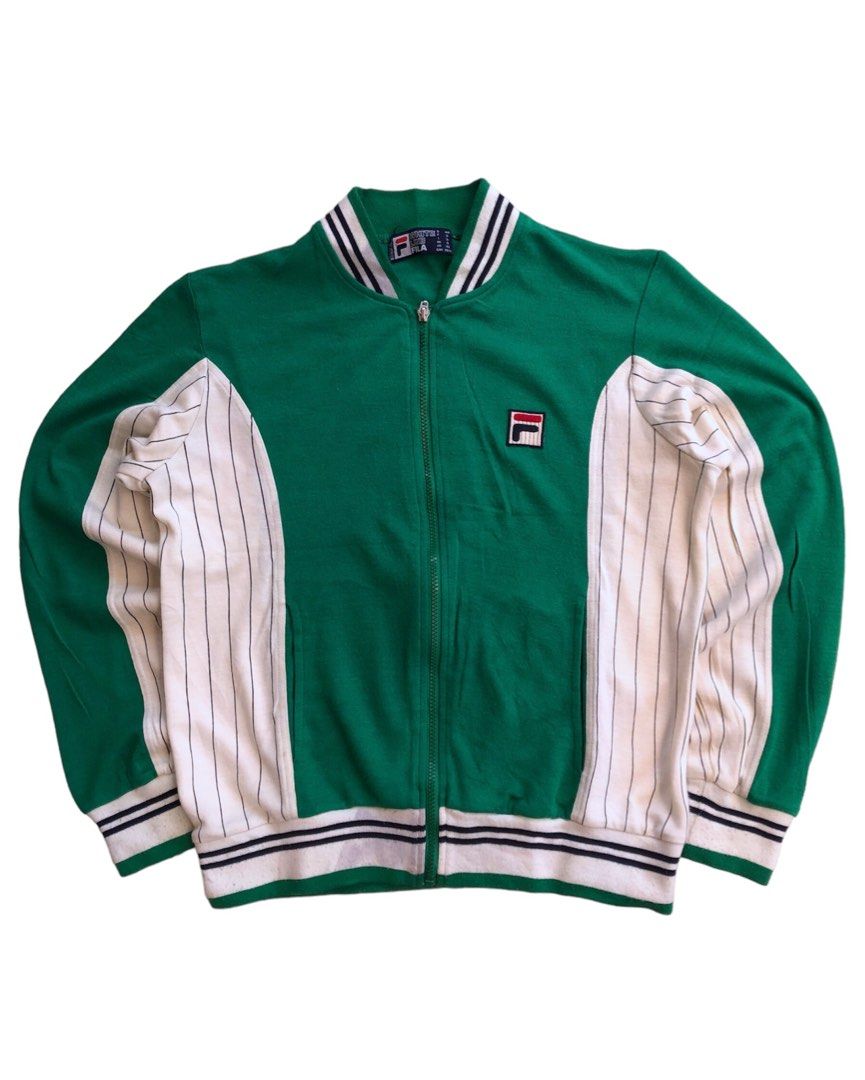 Fila Settanta Tracktop Fesyen Pria Pakaian Atasan di Carousell