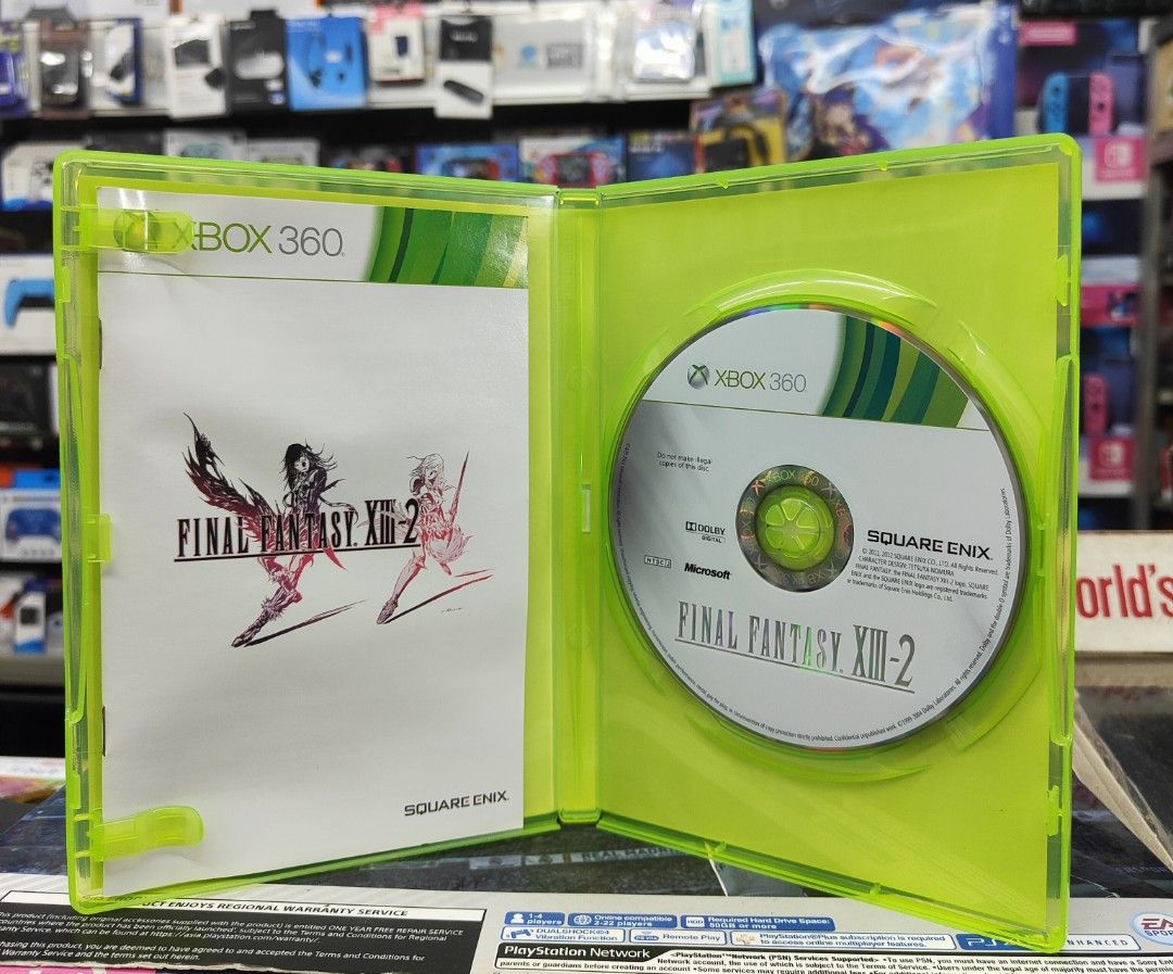 Steelbook Goodies Final Fantasy XIII-2 (Version XBOX 360) - Bon état & Complet - Jeux vidéo