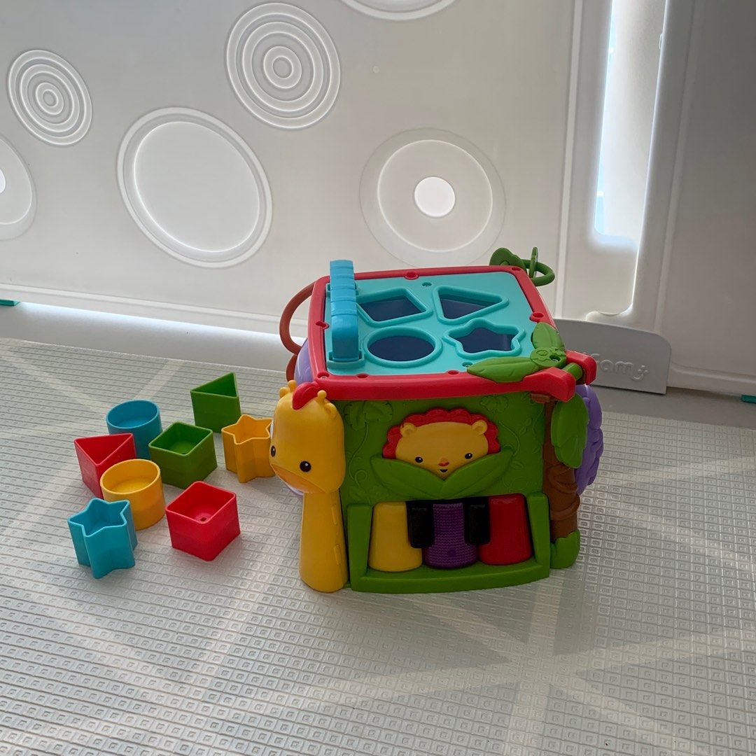 Fisher price activity sales cube with blocks