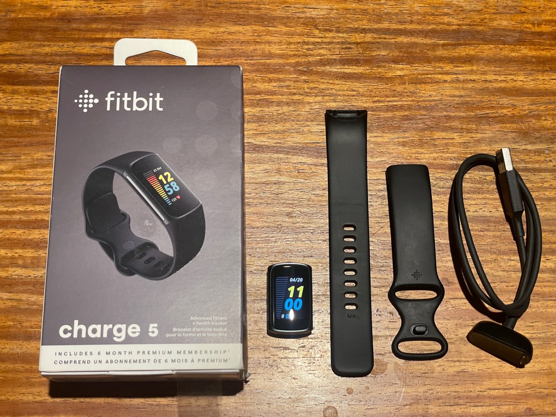 Fitbit Charge 5 Pedometer / Heart Rate Sensor / Sleep Monitor, Mobile Phones & Gadgets