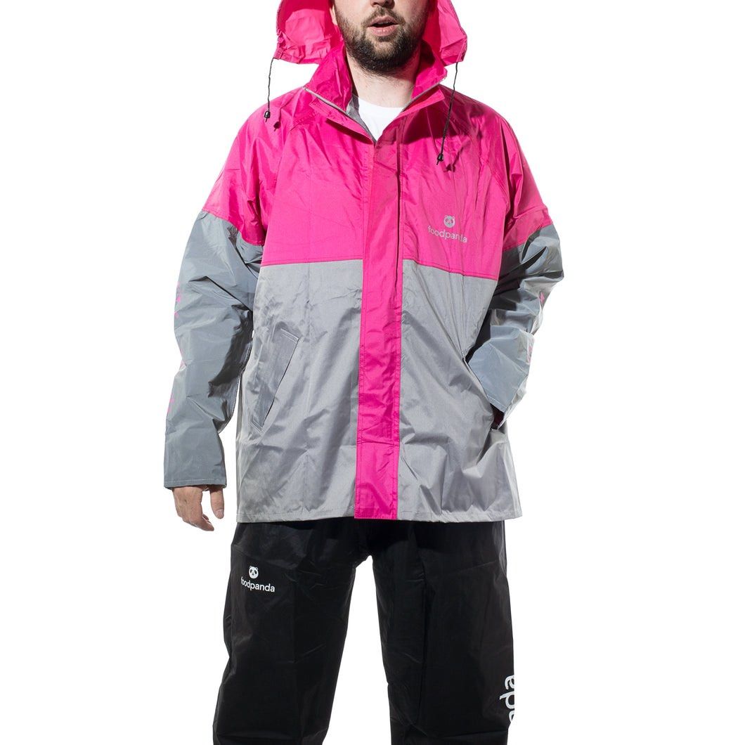 Foodpanda rain jacket and pants, Men's Fashion, Coats, Jackets and