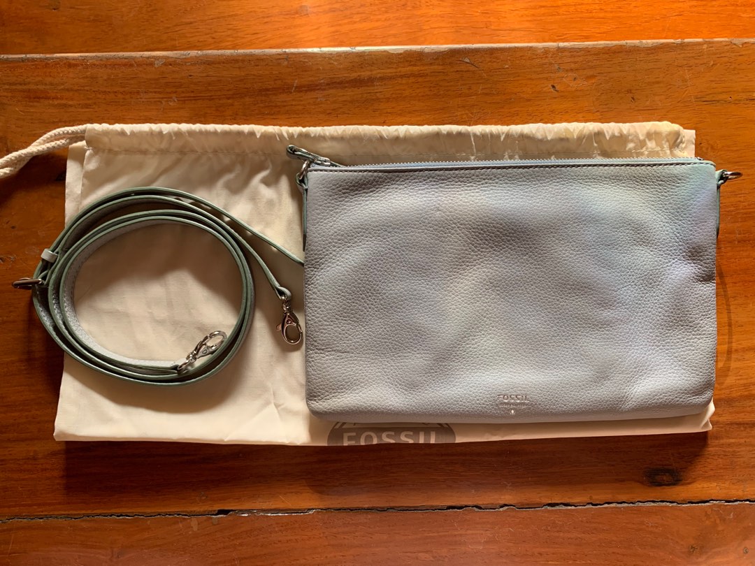 Fossil Sydney Top Zip Crossbody (100 Leather) on Carousell