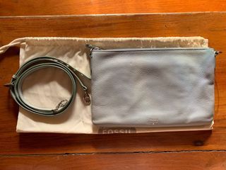 Fossil Sydney Top Zip Crossbody (100% Leather)