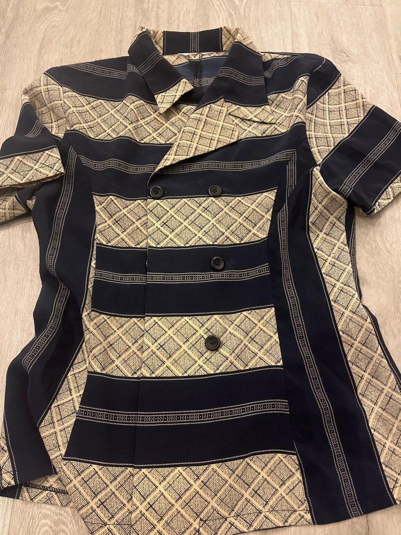 Vintage Style Short Sleeve Shirt for Mens Fitness Training