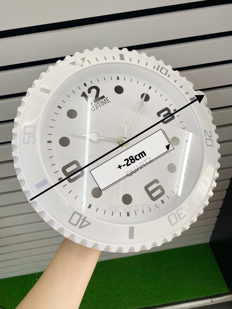 Fujitime Quartz Wall Clock / 28cm / SKP movement, Furniture & Home