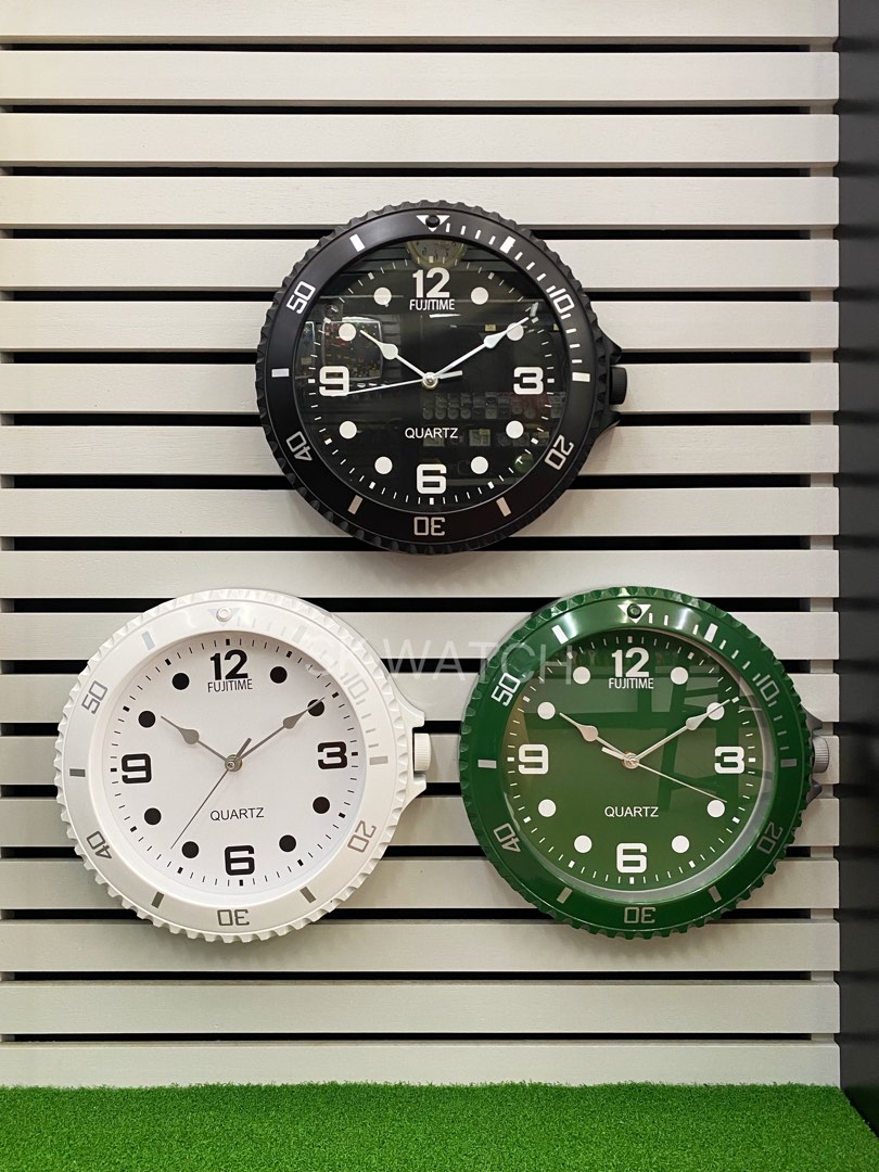 Fujitime Quartz Wall Clock / 28cm / SKP movement, Furniture & Home