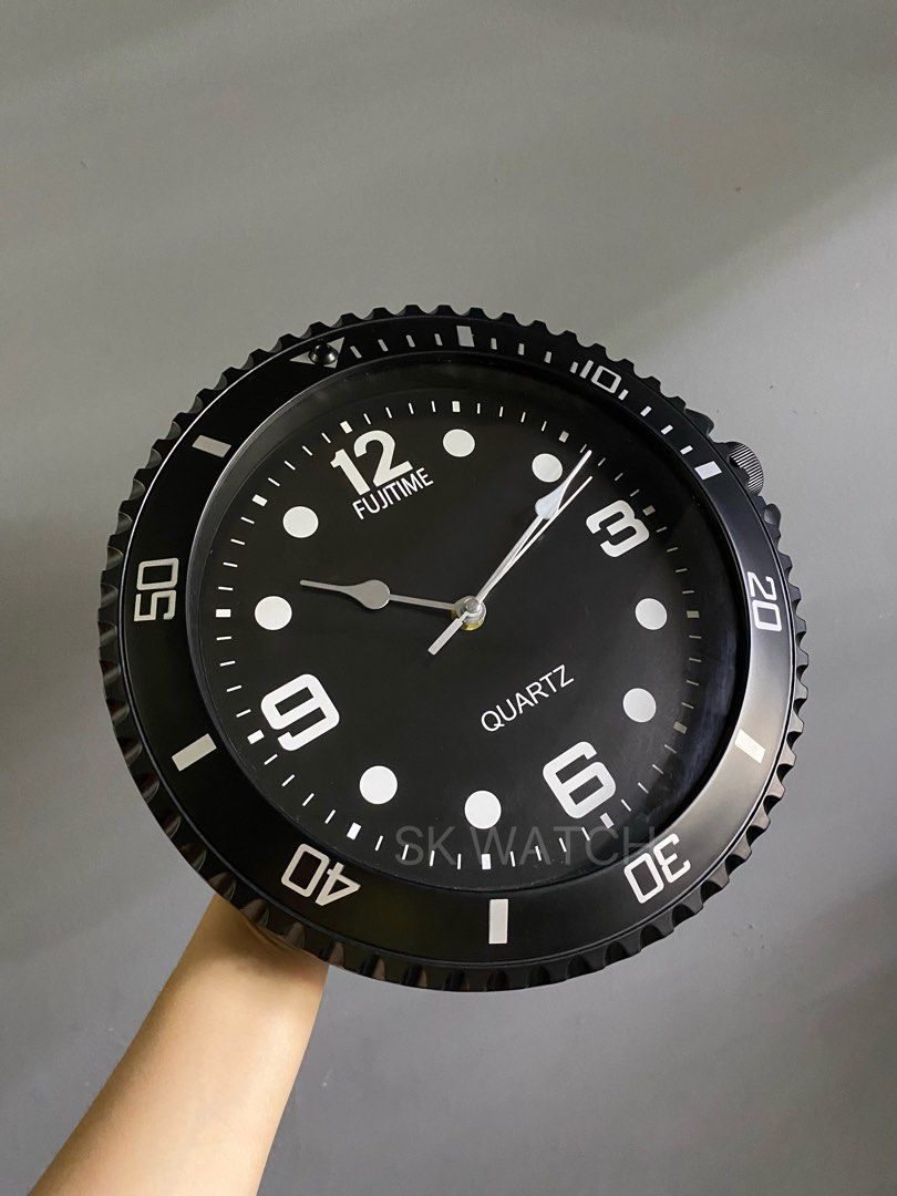 Fujitime Quartz Wall Clock / 28cm / SKP movement, Furniture & Home