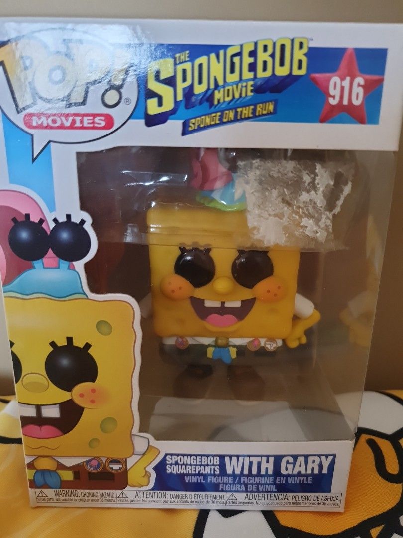 Funko Pop SpongeBob SquarePants with Gary 916, Hobbies & Toys, Toys ...