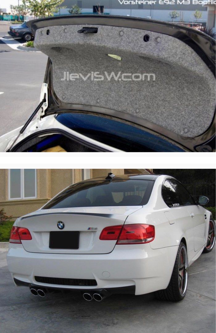 Genuine Vorsteiner carbon fibre boot lid for BMW E92 series., Car