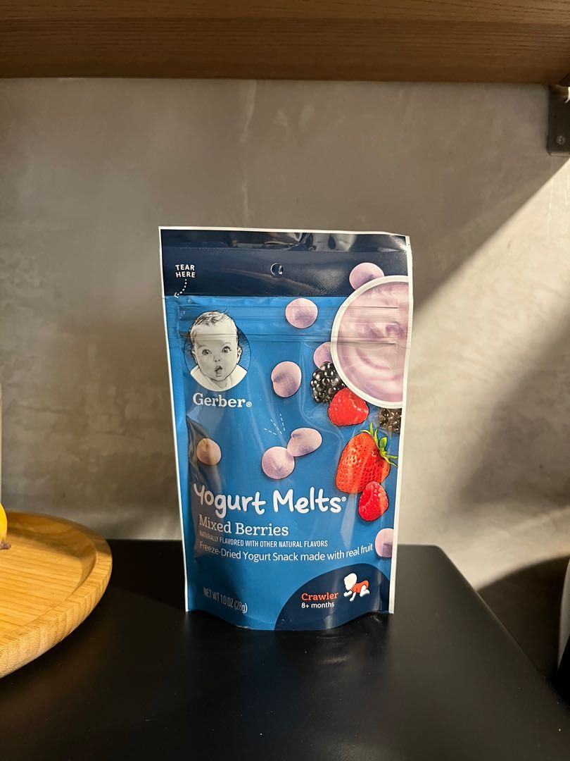 Gerber Yogurt Melts Mixed Berries, Babies & Kids, Nursing & Feeding
