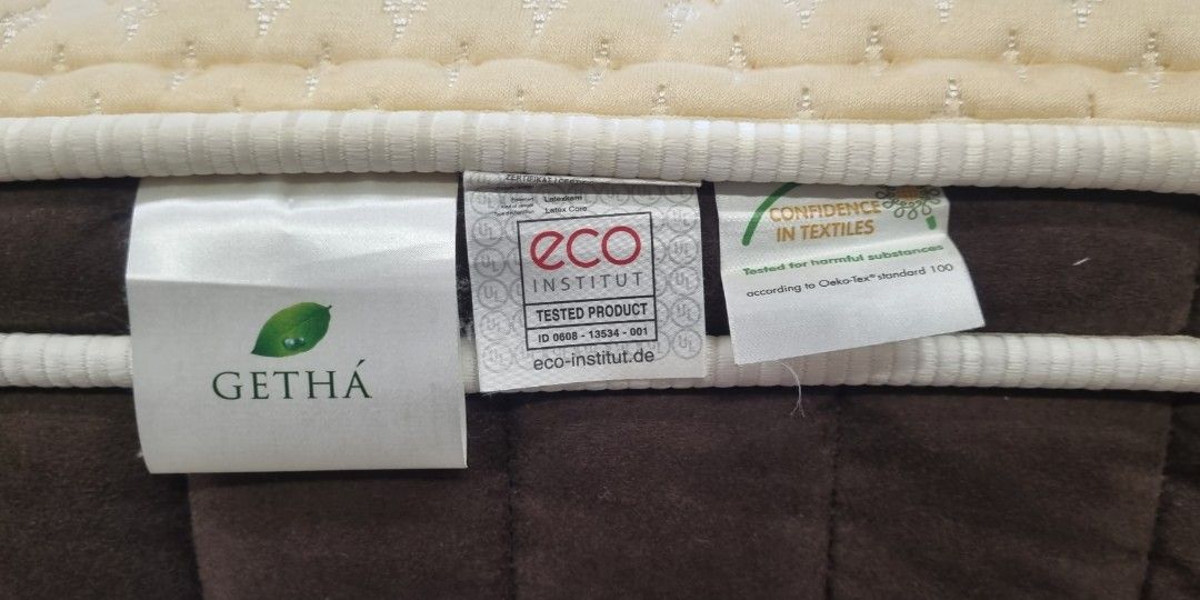 Getha Intercontinental Natural Latex Mattress + FOC Headboard and Divan