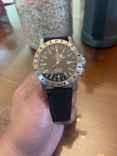 Glycine men's airman discount 42 gmt 42mm quartz