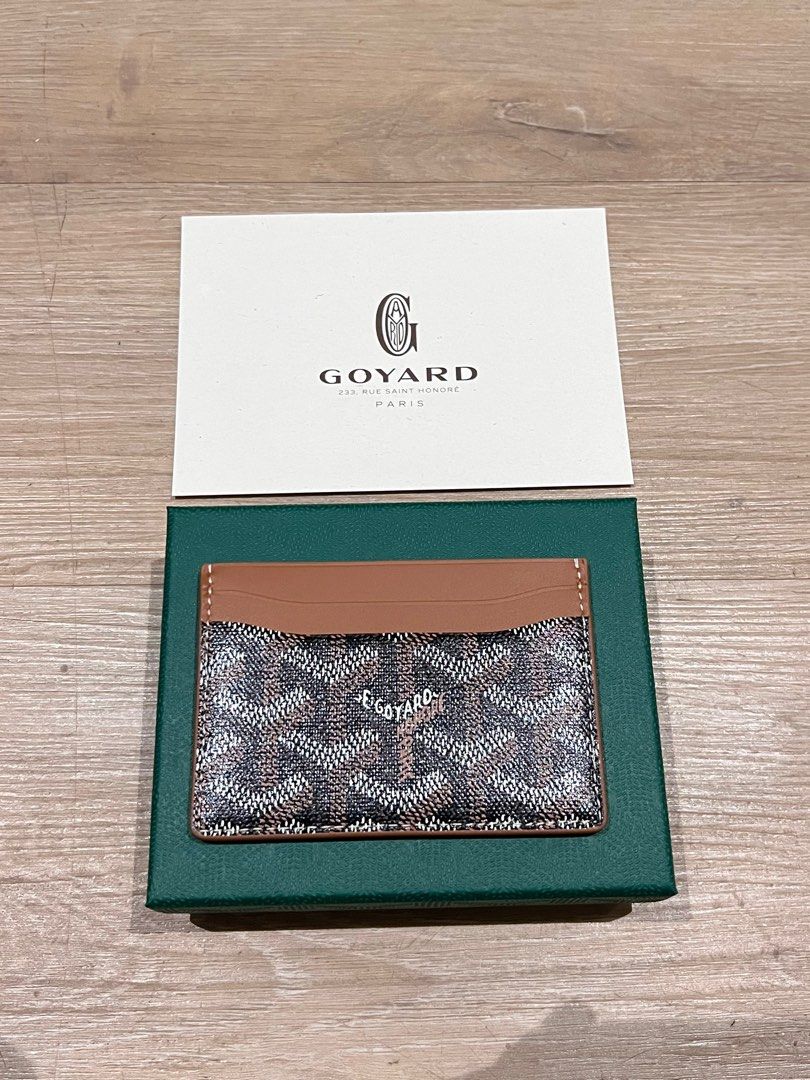 Goyard Card Holder Tan (Category: Luxury Bags & Wallets) located in Manila. Submitted by nix1203 (Listing ID 1227897392, Image 3). Description: WTS Goyard Card Holder Tan Bnew complete.